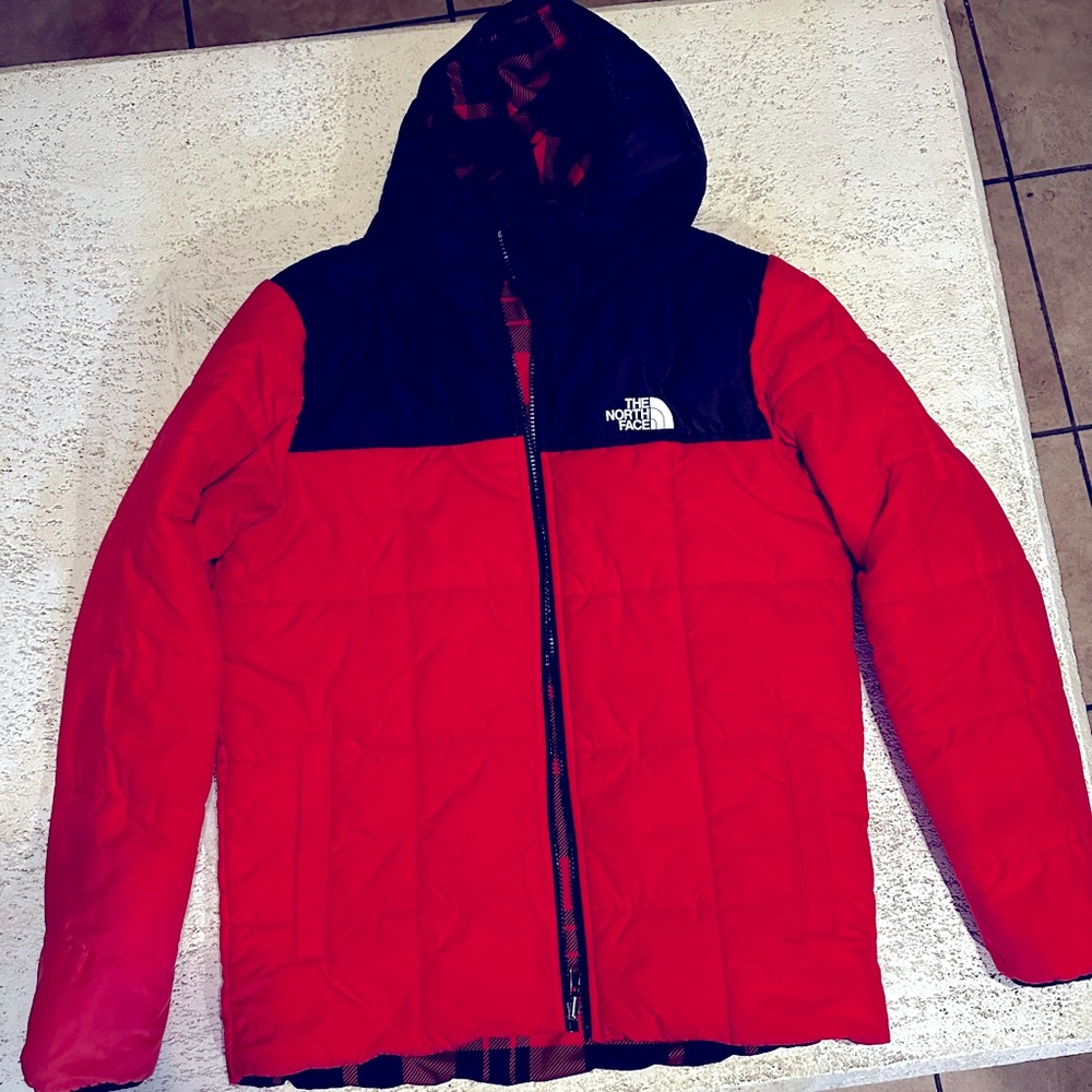 the north face jacket coat xxl kid smal adult reversible